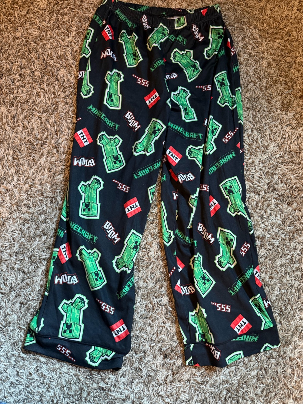 Minecraft Boys’ Pajama Pants Size Medium (7/8)